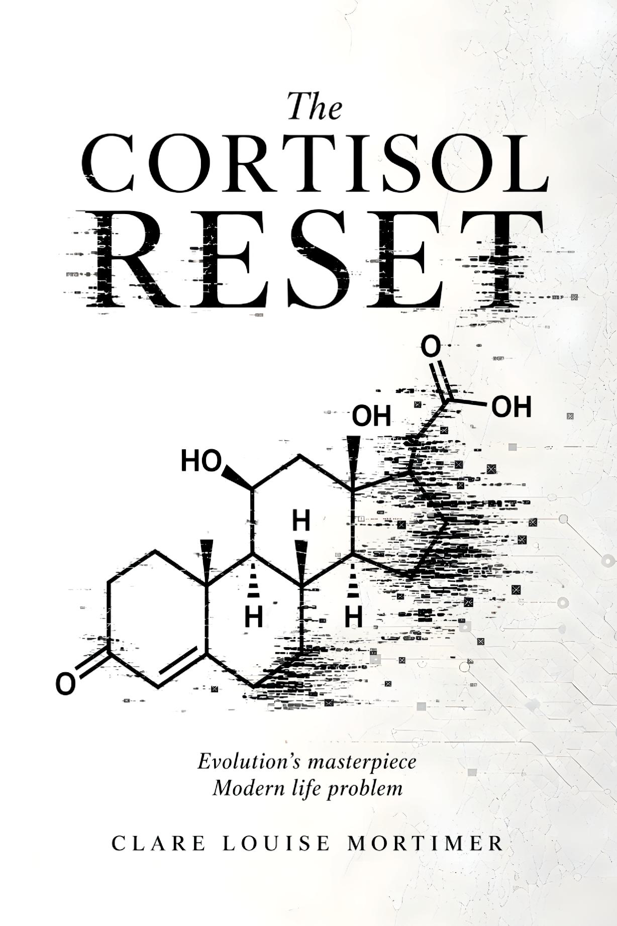 The Cortisol Reset book cover by Clare Louise Mortimer